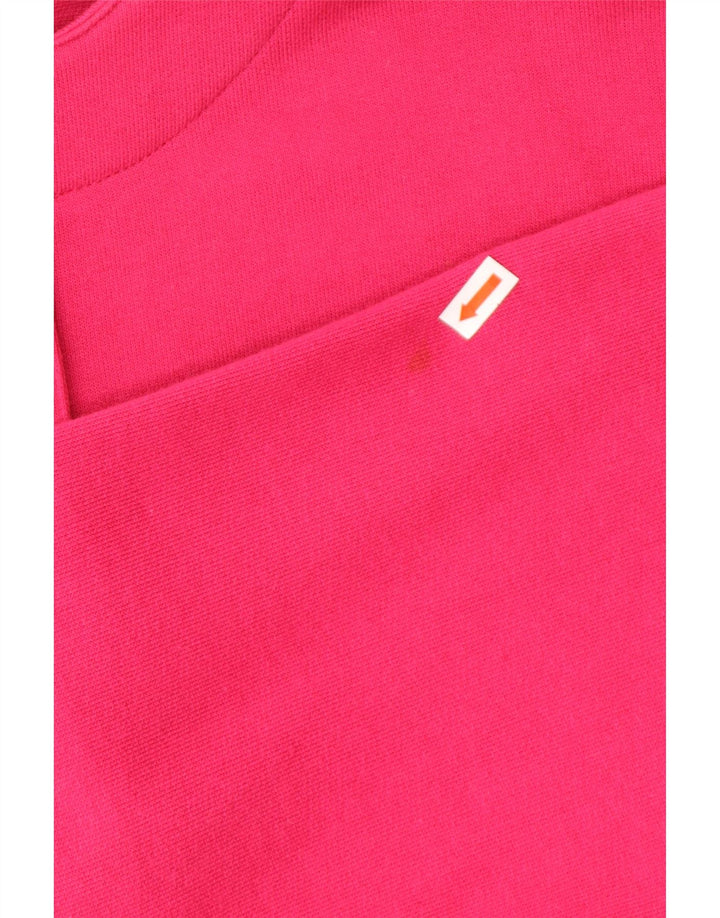 Benetton Dame Sweatshirt Jumper UK 14 Medium Pink