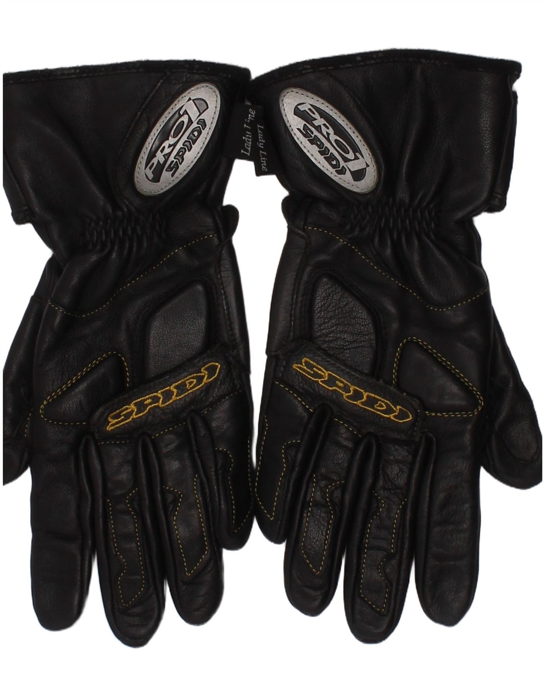 Spidi Dame Lady Line Biker Læder Handsker Medium Sort Motorcykel