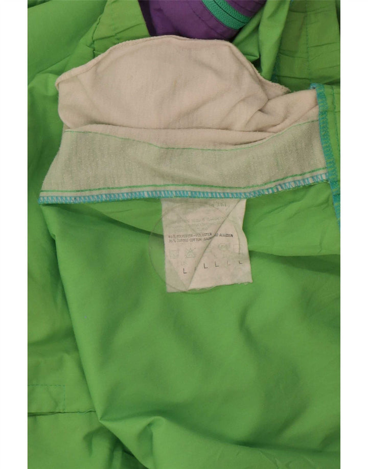 Brugi Herre Loose Fit træningsdragt Topjakke Stor Grøn Colourblock Polyester