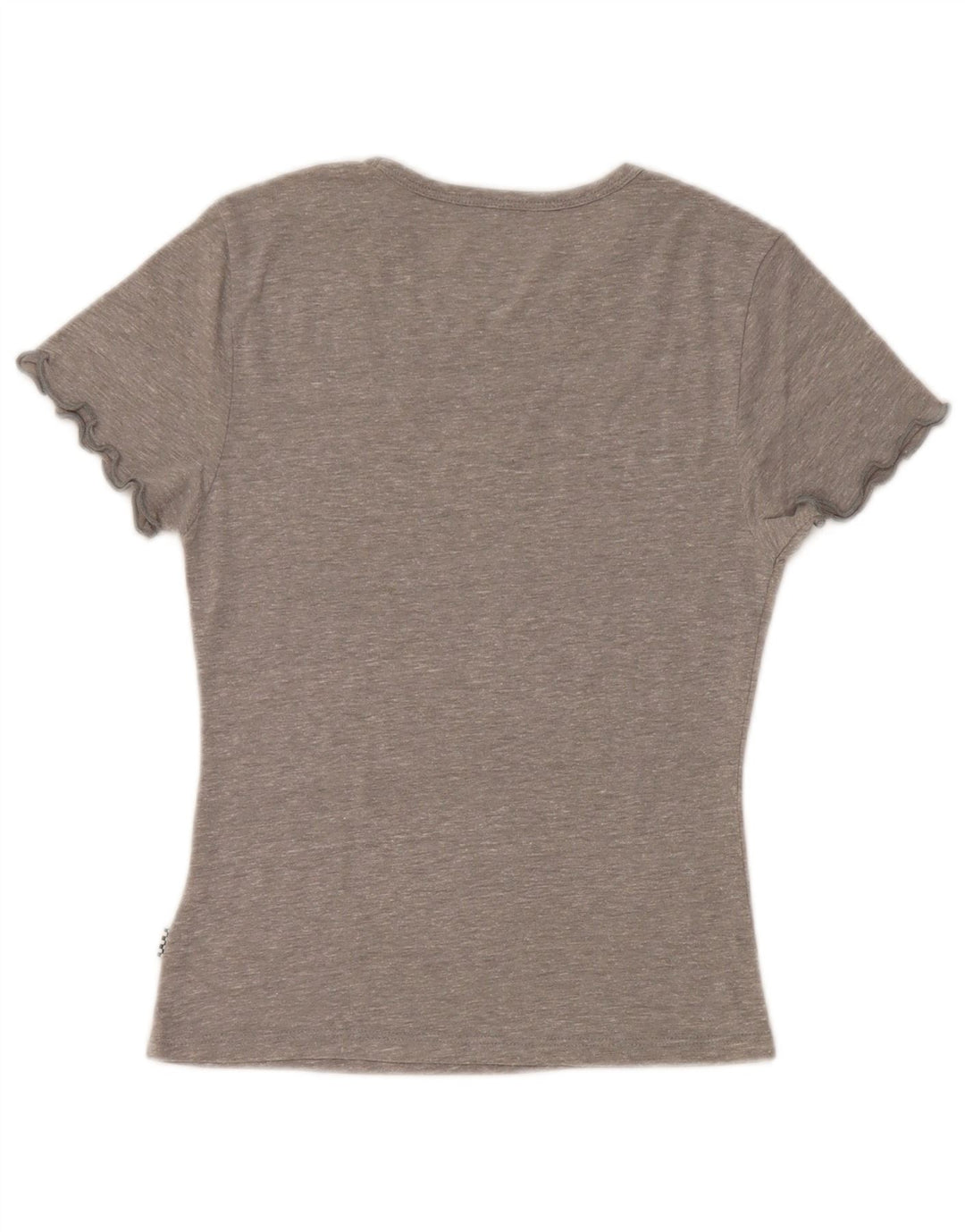 VANS Dame T-Shirt Top UK 4 XS Grå Flecked