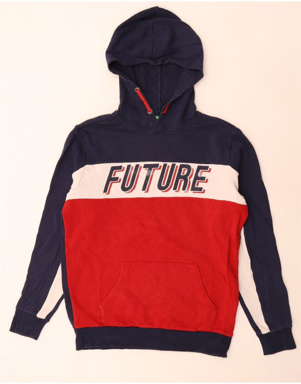 Benetton Boys hættetrøje 13-14 år 3XL Flerfarvet Colourblock