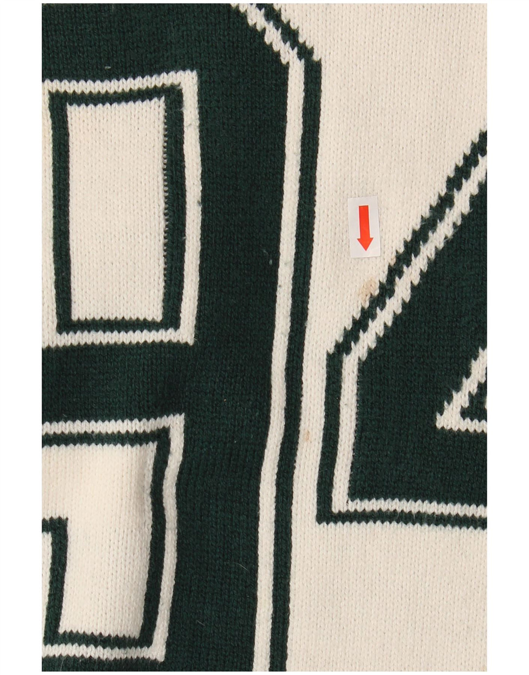 HOLLISTER Kvinde Boxy Oversized Jumper Sweater med rund hals UK 6 XS Off White