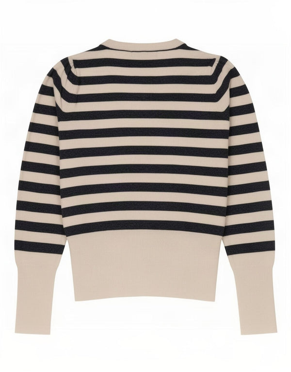 Marks & Spencer Dame Boat Neck Jumper Sweater UK 10 Small Off White