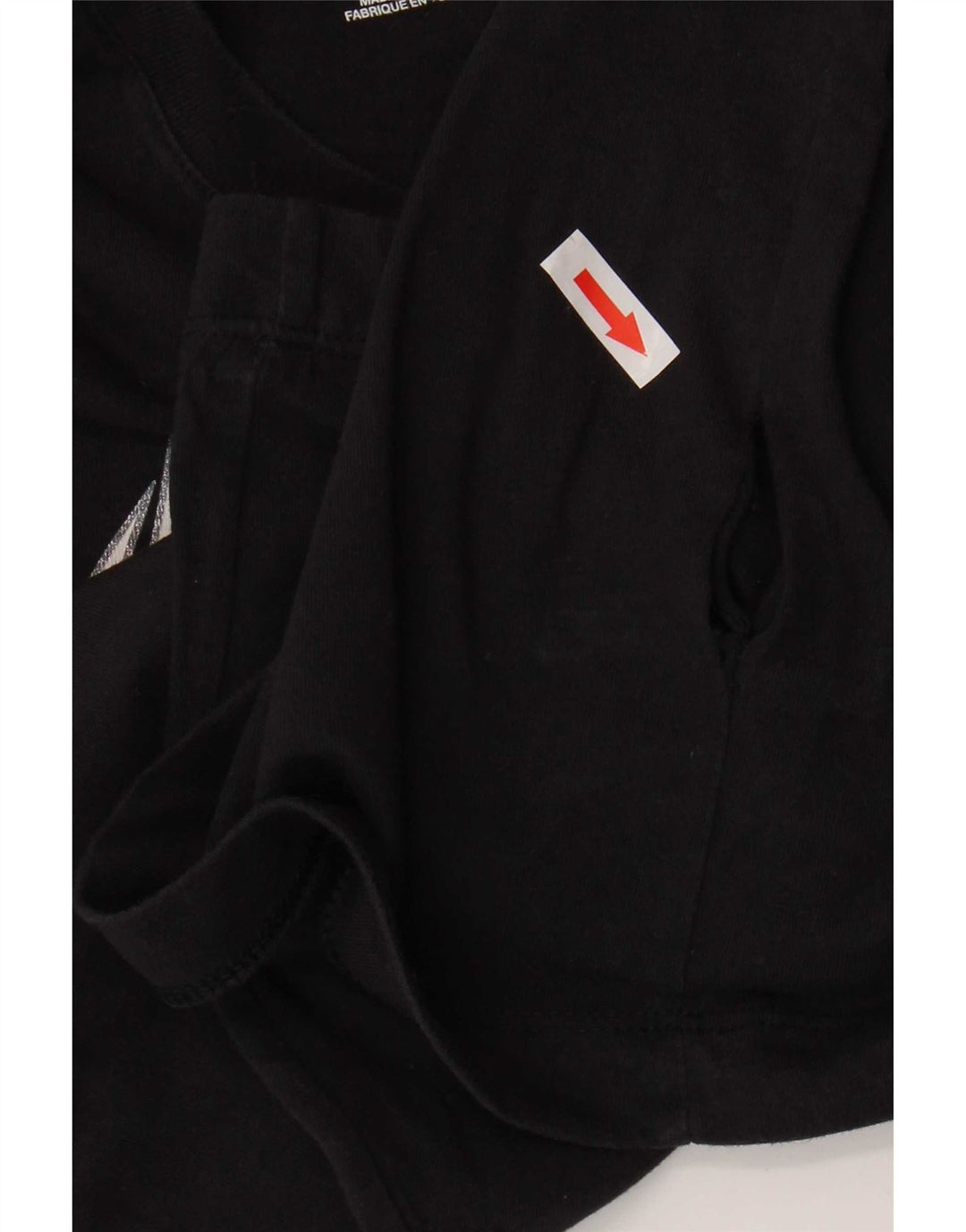 Nike Grafisk T-shirt top til kvinder DK 14 Stor Sort