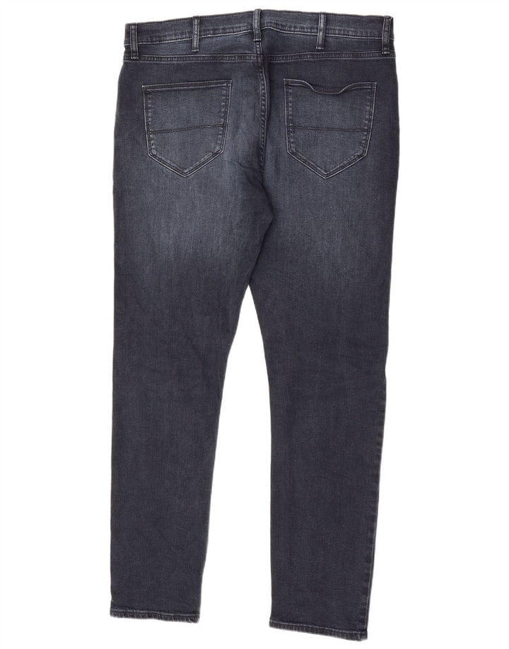 Marks & Spencer Herre Slim Jeans W36 L33 Marineblå Bomuld