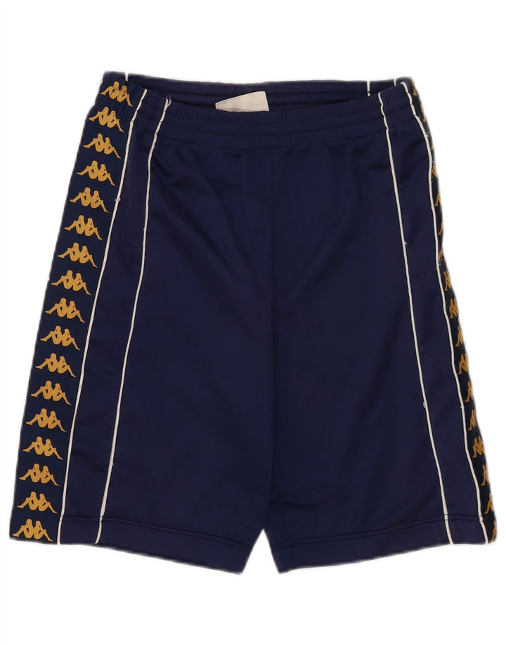 Kappa Herre grafiske sportsshorts Små marineblå polyester