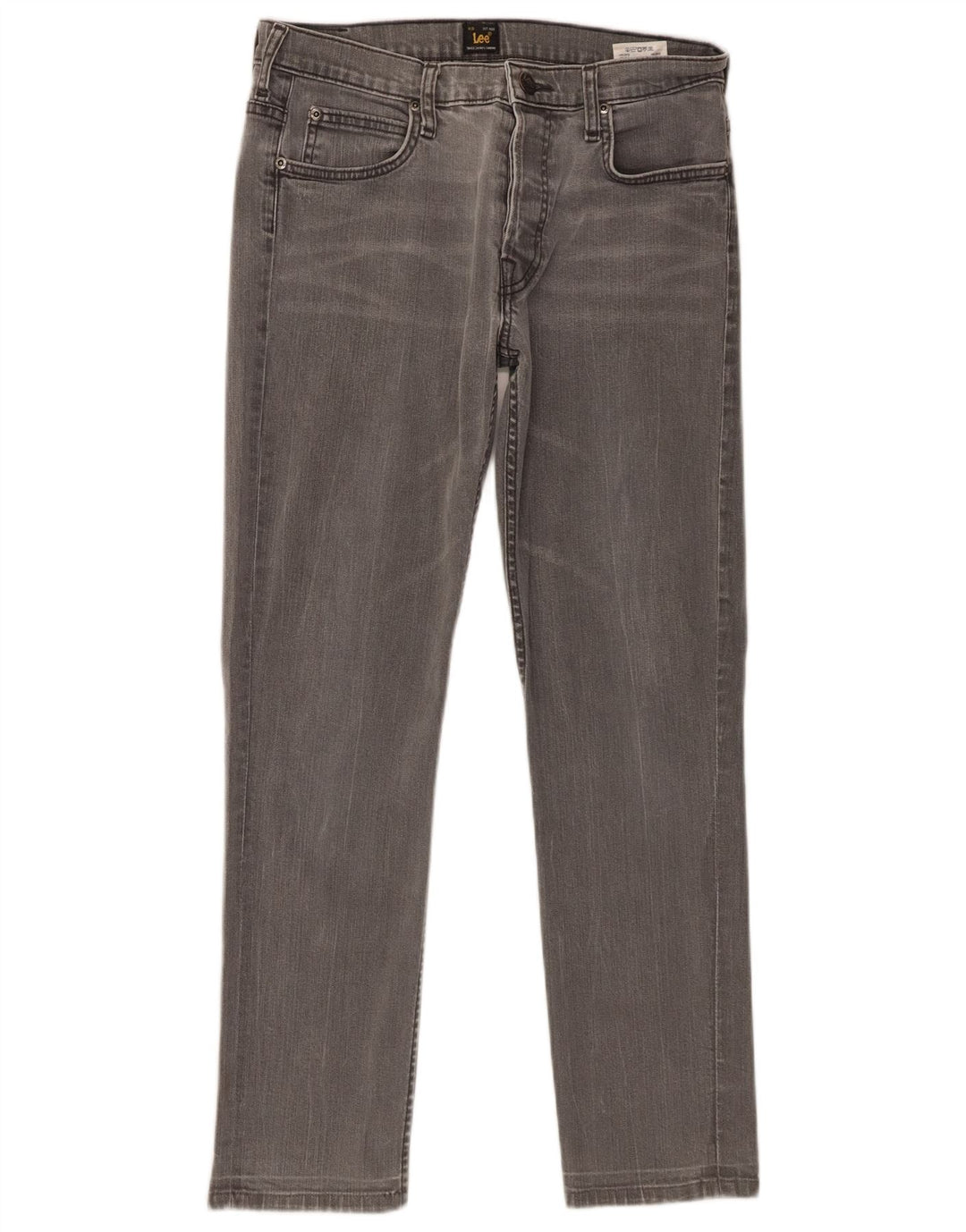 Lee Mens Powell Slim Jeans W31 L28 Grå Bomuld