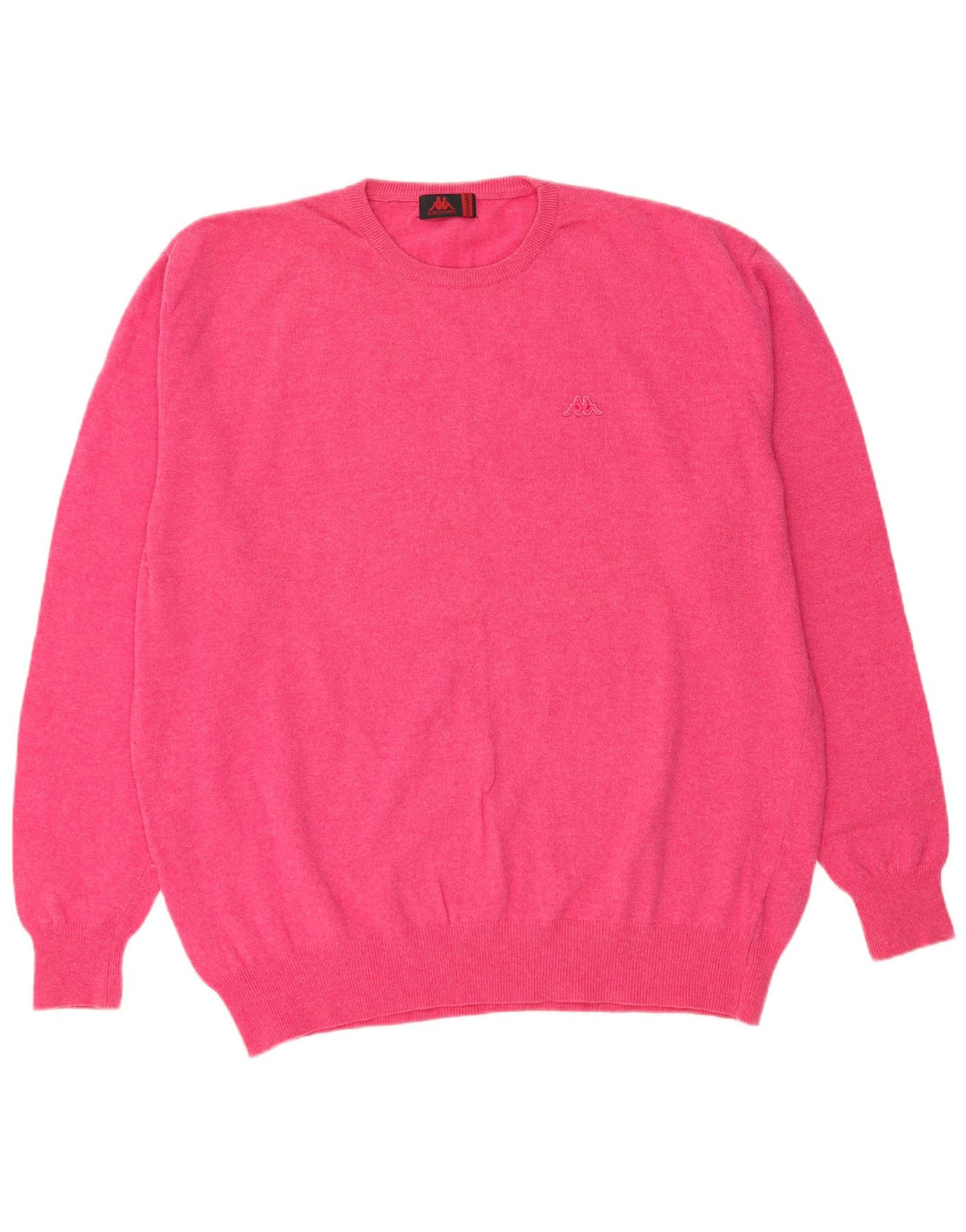 KAPPA Dame sweater med rund hals DK 22 3XL Pink lammeuld
