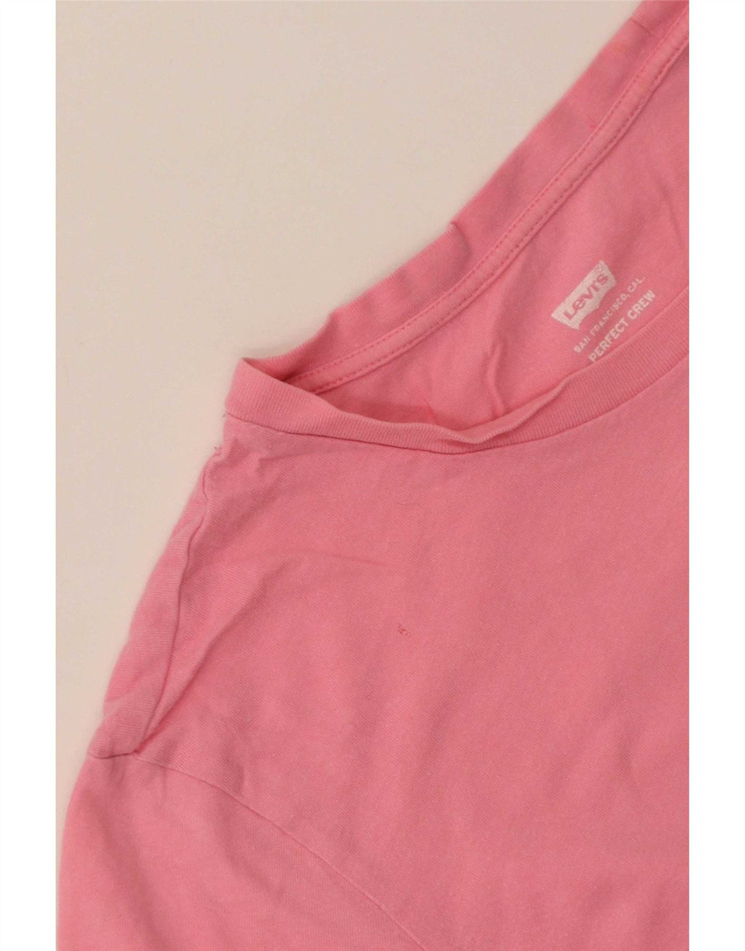 Levi's Womens T-Shirt Top UK 10 Small Pink Cotton