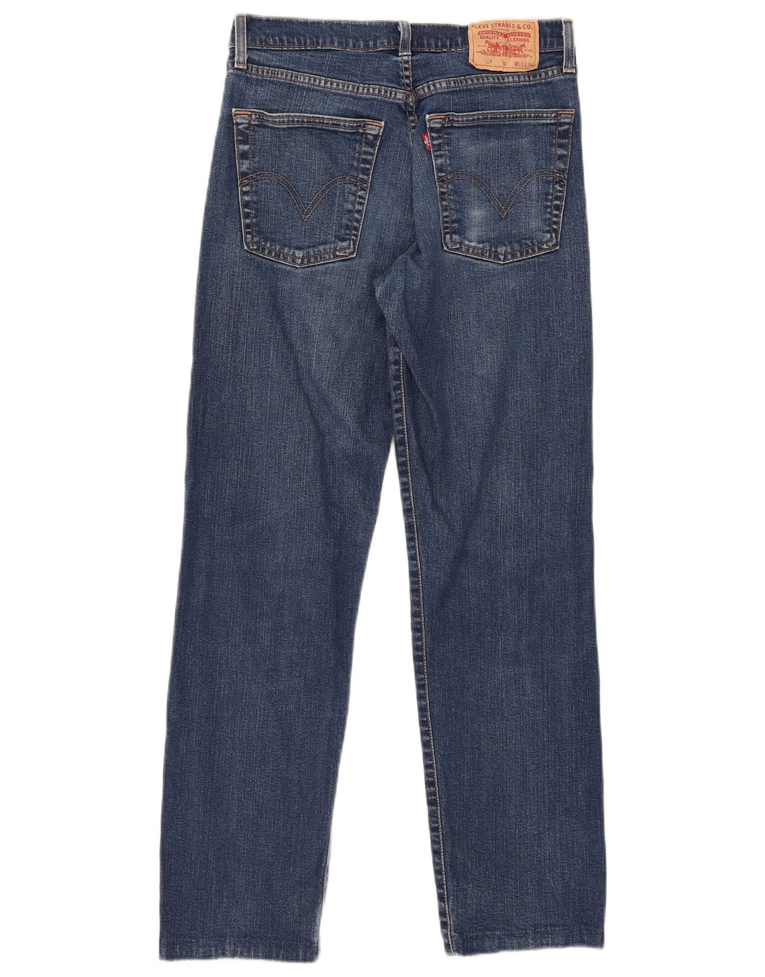 Levi's Herre 521 lige jeans W33 L29 blå bomuld