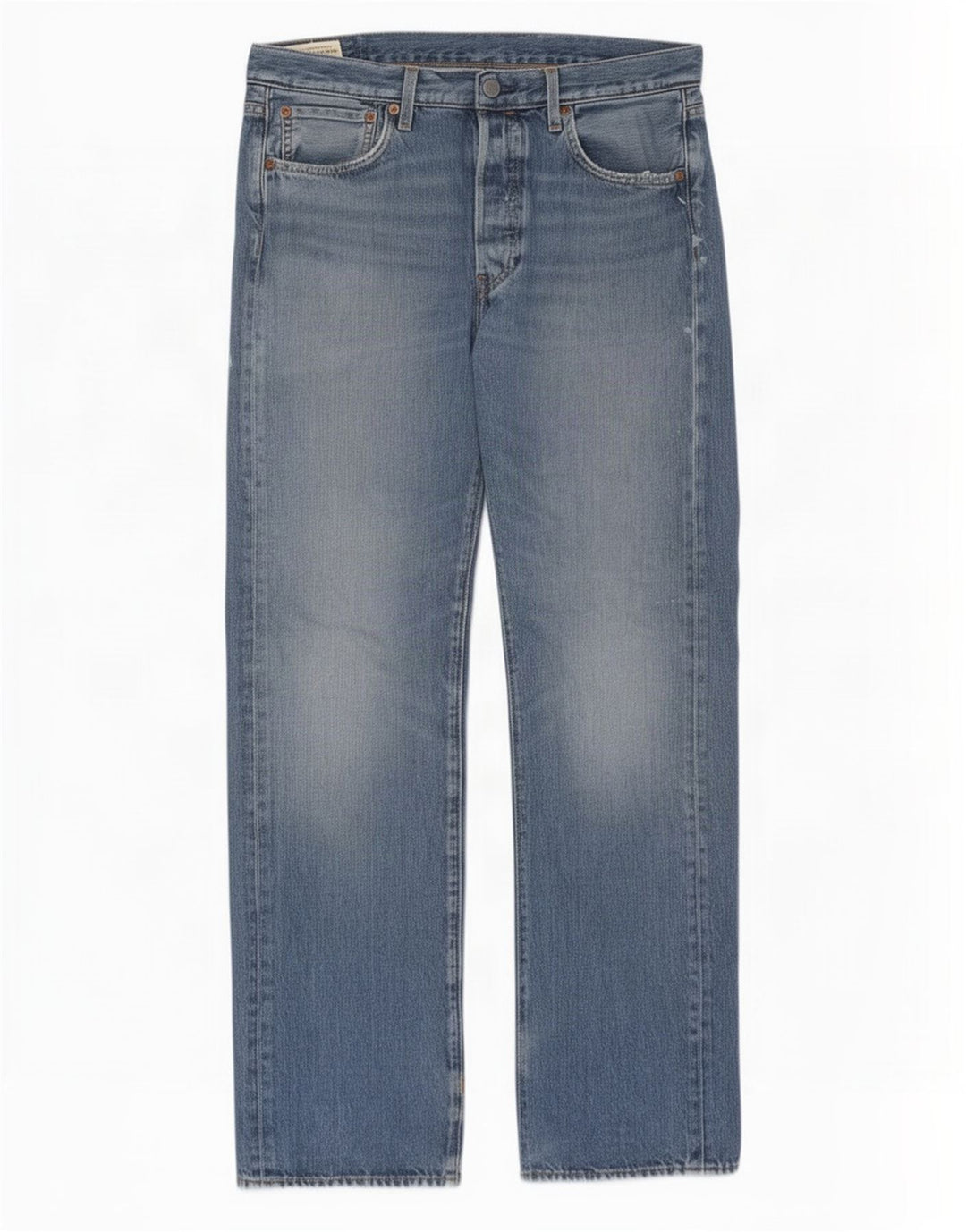 Levi's Straight Jeans til mænd W33 L32 blå bomuld