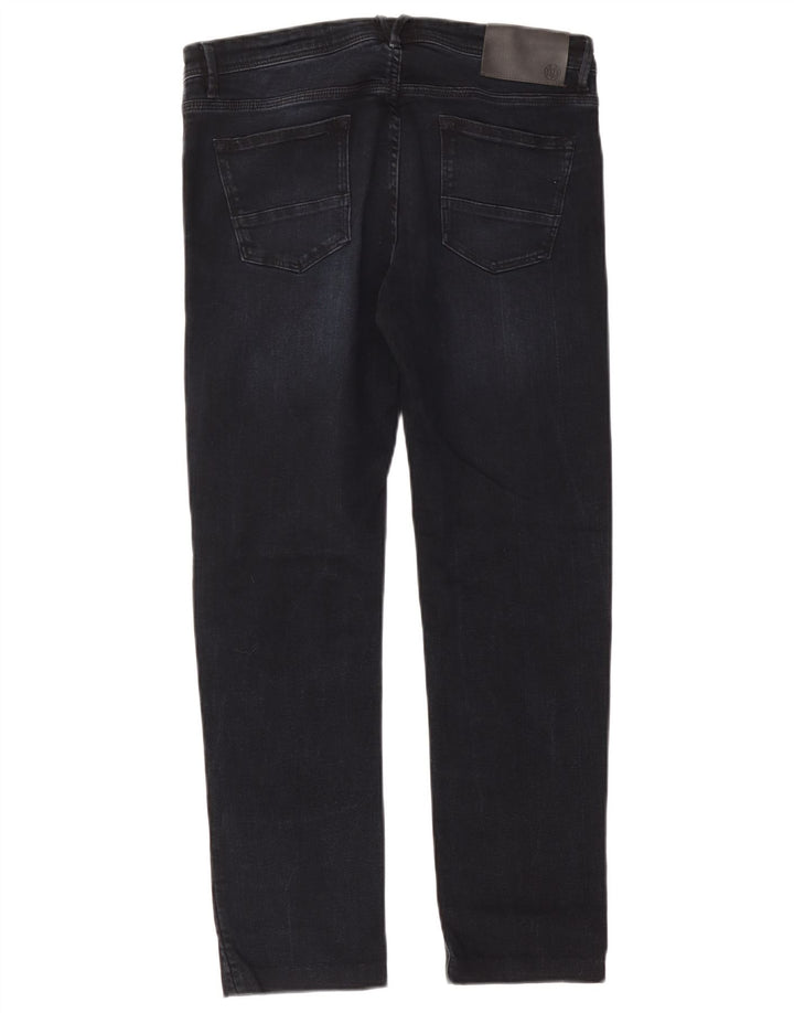 Massimo Dutti Herre Slim Jeans EU 40 Medium W31 L28 Marineblå Bomuld