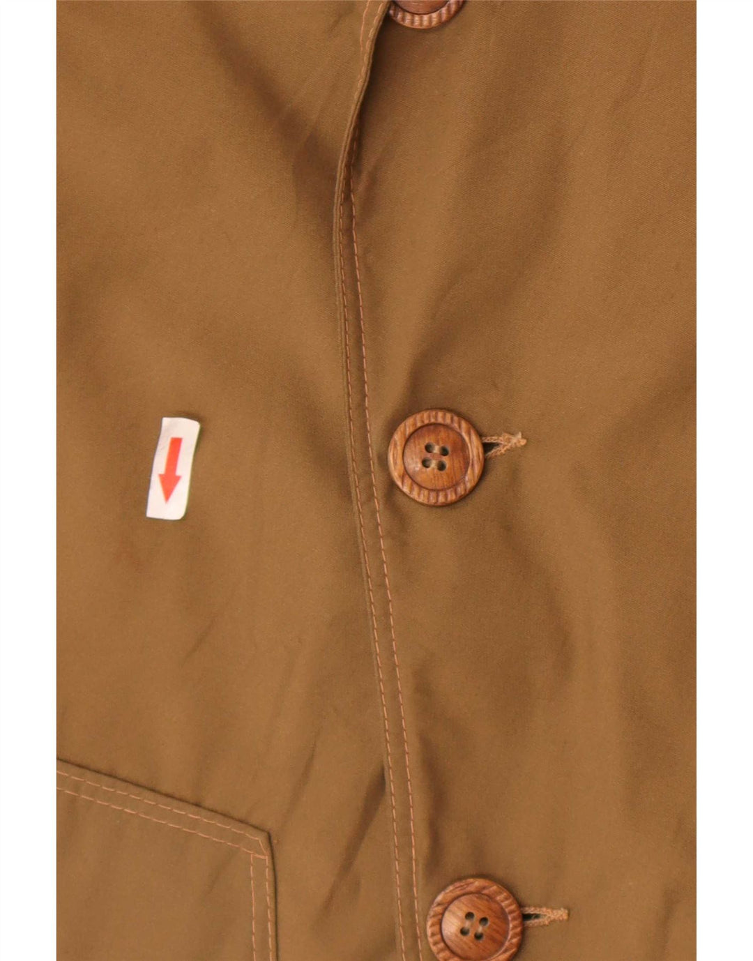 Vintage Herre Sherpa Overfrakke IT 58 4XL Beige