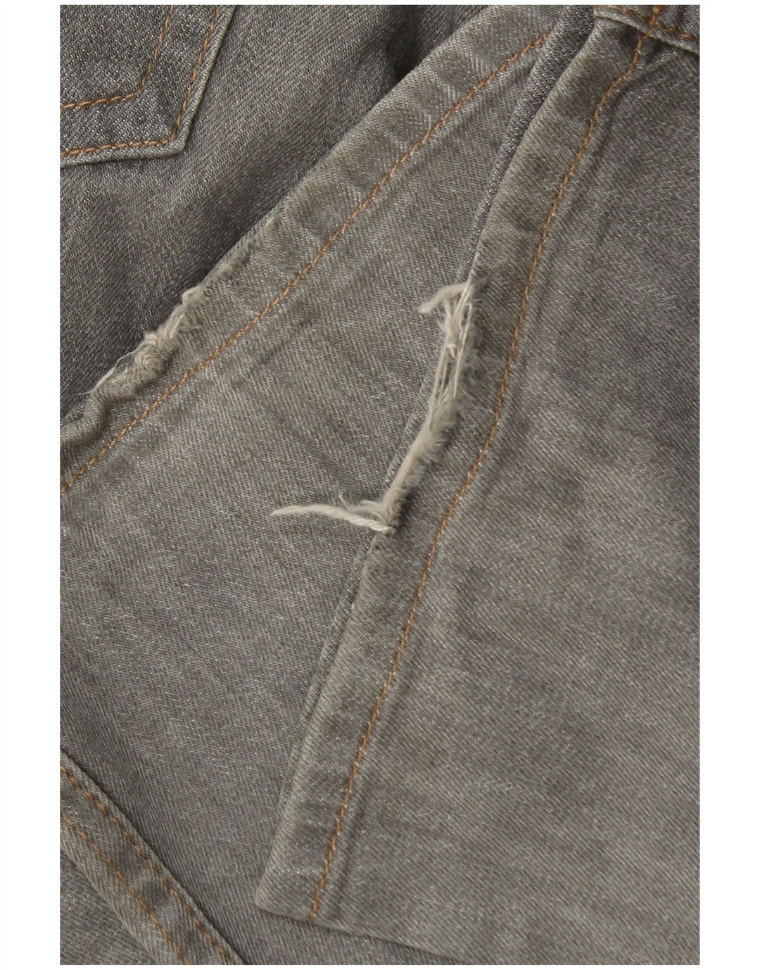 Marks & Spencer Herre Blue Harbor Straight Jeans W34 L29 Grå Bomuld
