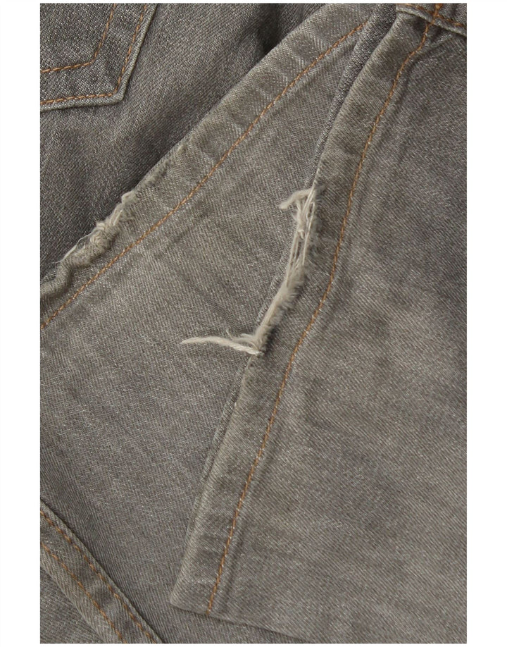 Marks & Spencer Herre Blue Harbor Straight Jeans W34 L29 Grå Bomuld