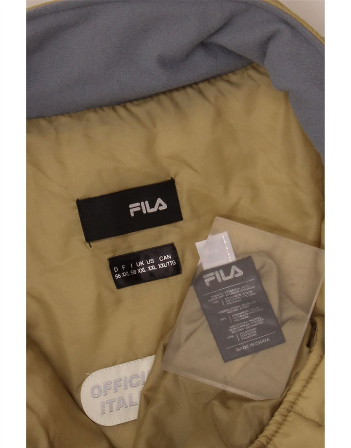 FILA Polstret Herrejakke UK 44 2XL Beige Polyamid