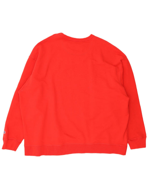 Champion Herre Sweatshirt Jumper 4XL Rød