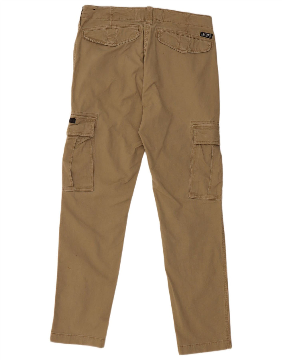 SUPERDRY Slim Cargo Bukser til mænd W32 L32 Beige Bomuld