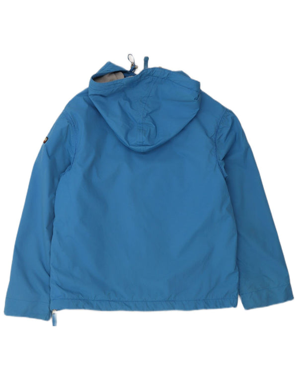 Napapijri Boys Geographic Graphic Anorak-jakke med hætte 11-12 år Blå