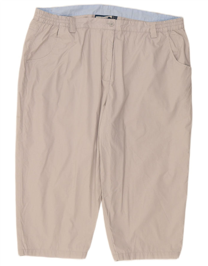 Mountain Warehouse Womens Bermuda Shorts UK 22 2XL W40 Beige