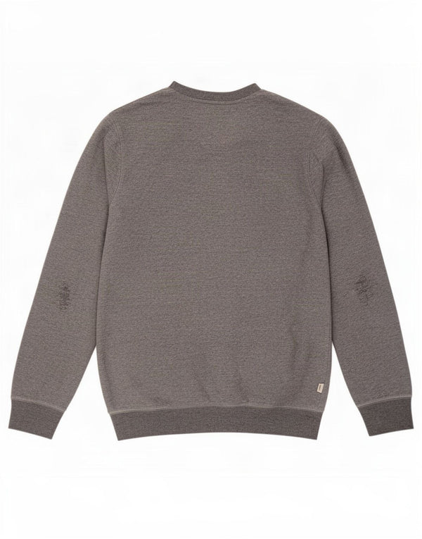 Vans Herre Grafisk Sweatshirt Jumper Lille Grå Bomuld