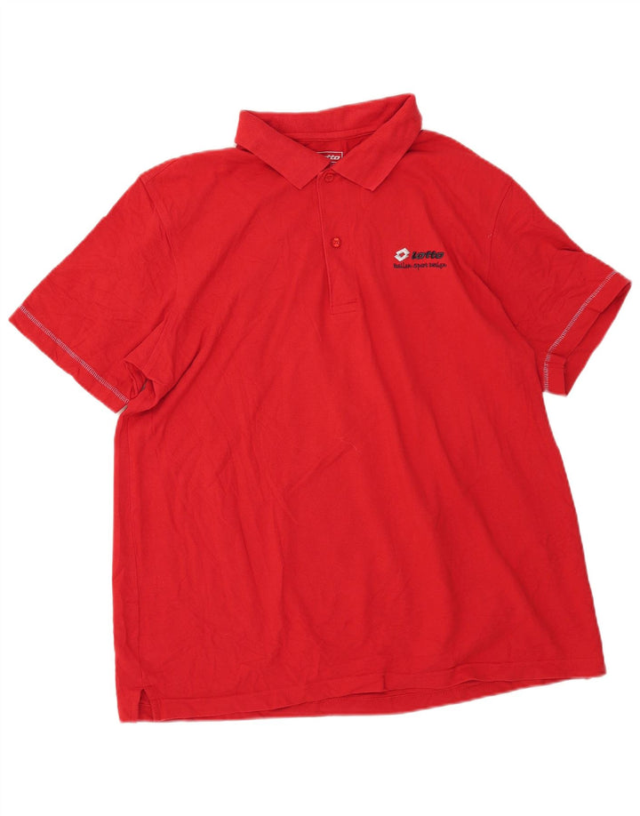Lotto Herre Polo Shirt 2XL Rød