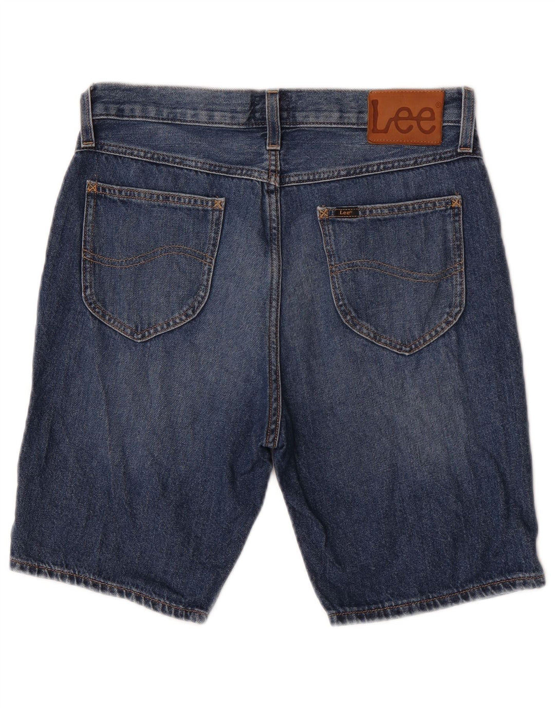 Lee Herre Rider Denim Shorts W30 Medium Blue Bomuld