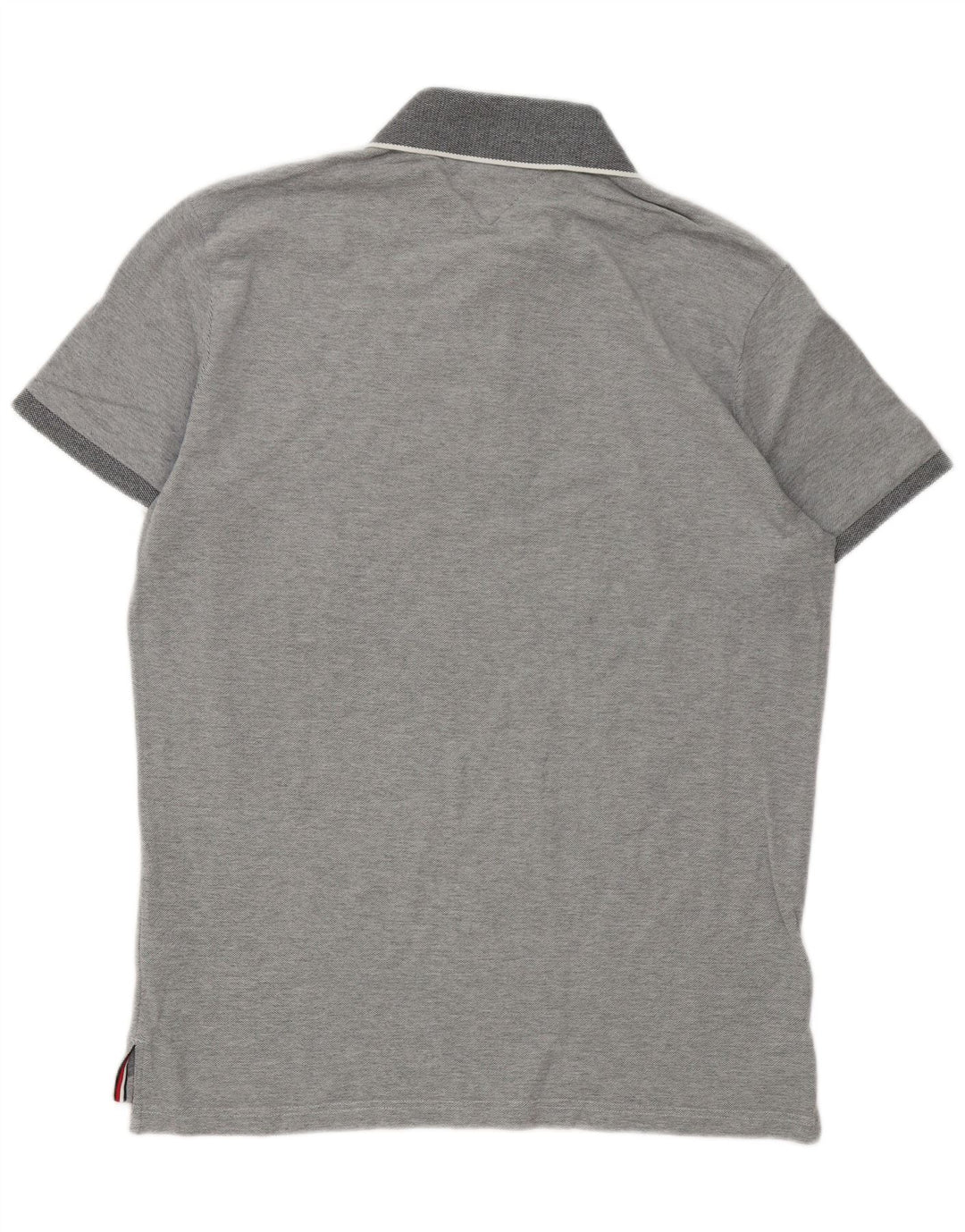 Tommy Hilfiger Herre Regular Fit Polo Shirt Stor Grå Bomuld