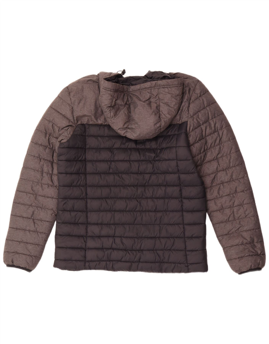 Kappa Herre hættepolstret jakke UK 40 Large Black Colourblock Polyamid