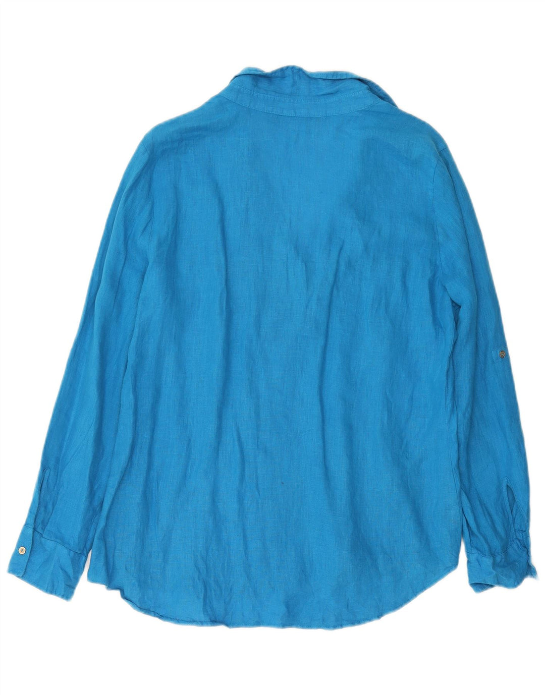 ZARA Dame Pullover Shirt UK 16 Large Blue