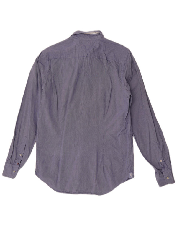 Tommy Hilfiger Herre Slim Fit skjorte Medium Blue Gingham Cotton
