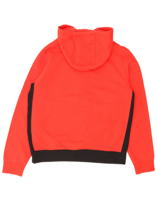 Nike hættetrøje med lynlås til drenge 13-14 år XL Rød Colourblock