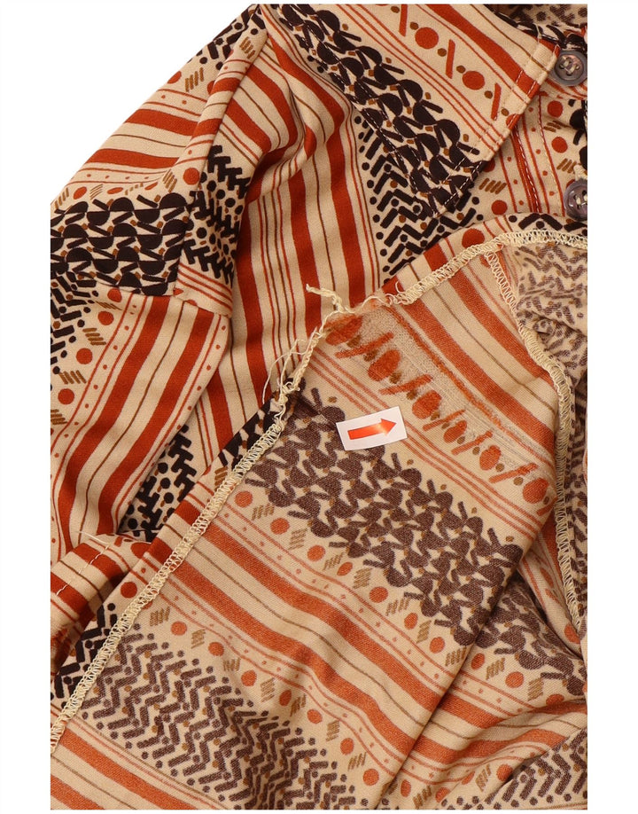 VINTAGE Dameskjorte IT 50 XL Beige Stribet