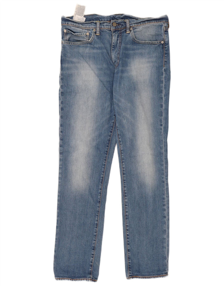 Levi's Dame 511 Slim Jeans W34 L32 Blå Bomuld
