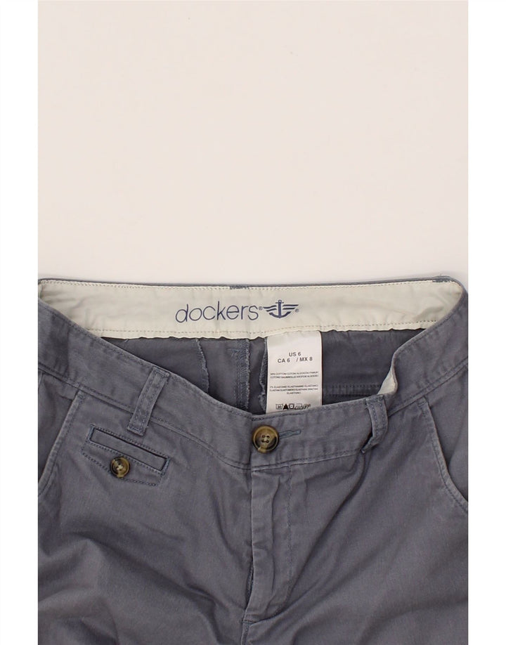 DOCKERS Womens Capri Capri Trousers US 6 Medium W30 L20 Navy Blue Cotton Vintage Dockers and Second-Hand Dockers from Messina Hembry 