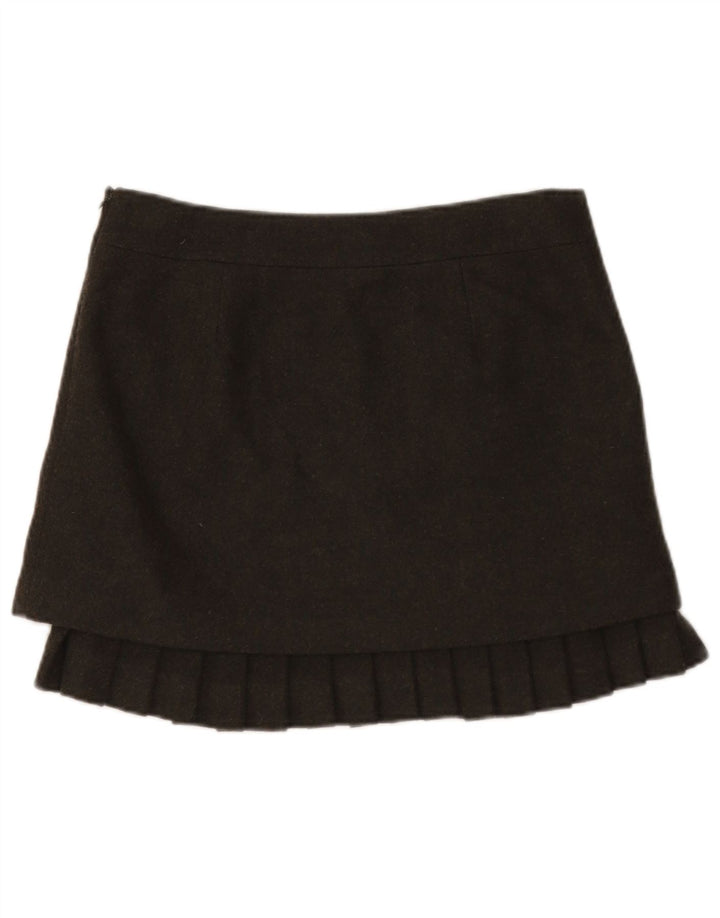 Jigsaw Dame Mini-nederdel UK 12 Medium W31 Khaki