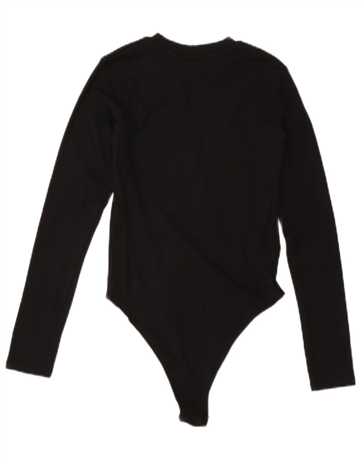 ZARA langærmet bodysuit til kvinder UK 14 Large Black