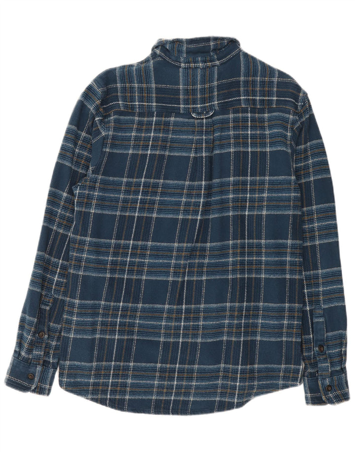 Orvis Herre Flanelskjorte Medium Navy Blue Check