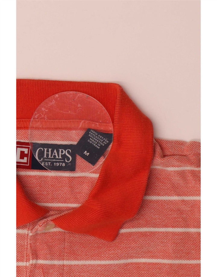 Chaps Herre poloshirt Medium rødstribet bomuld