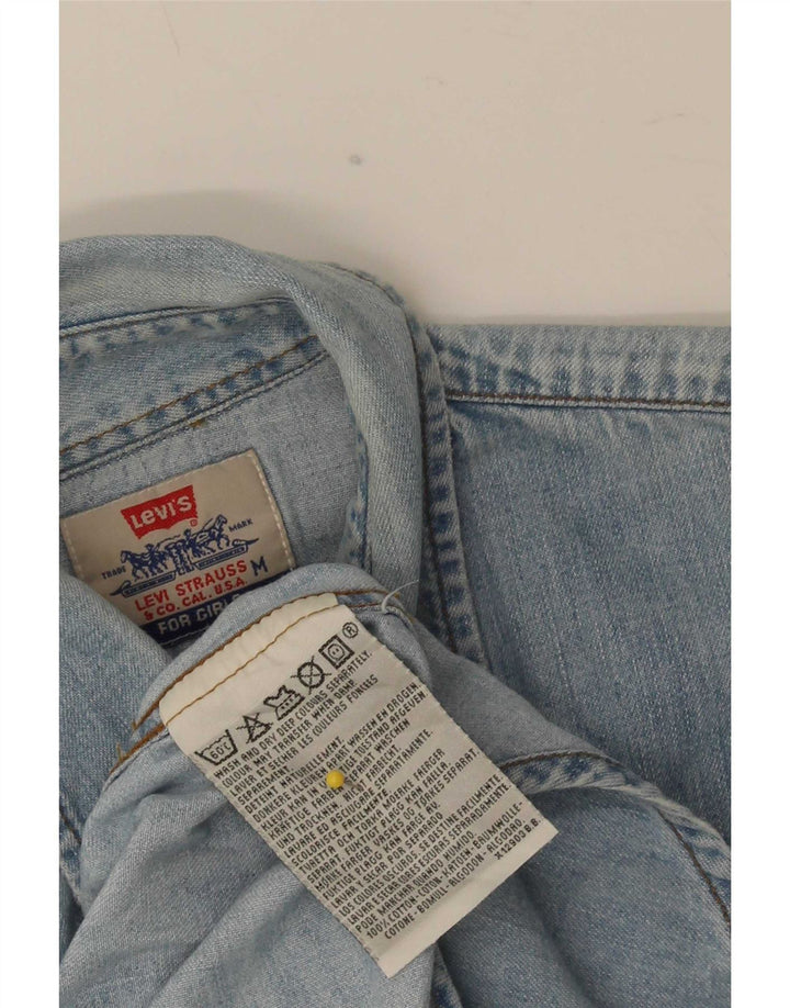 Levi's herreskjorte mellemblå bomuld