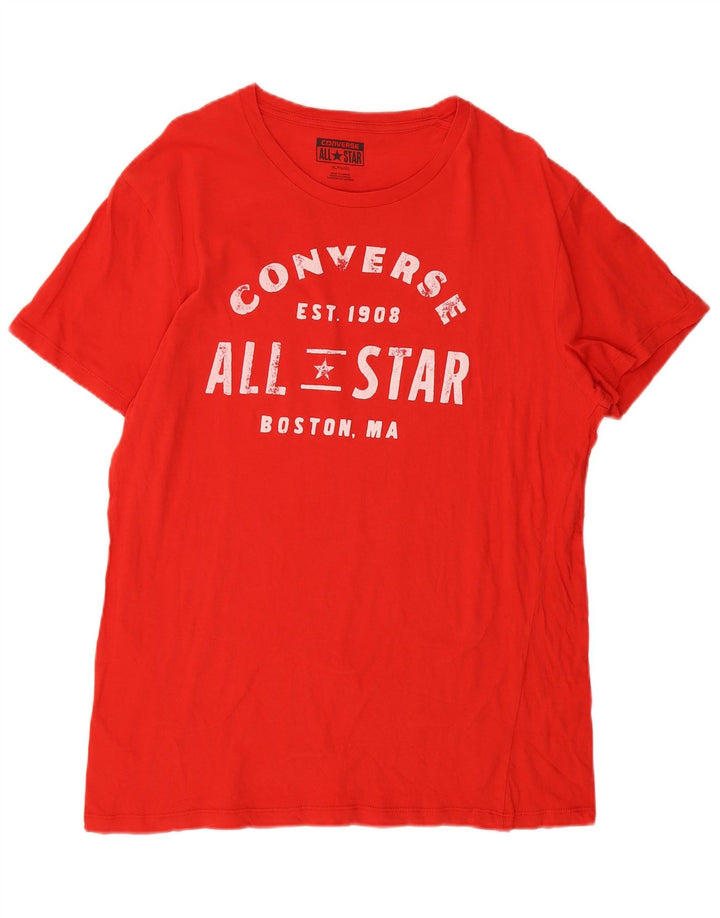 Converse Grafisk T-Shirt til mænd XL Rød