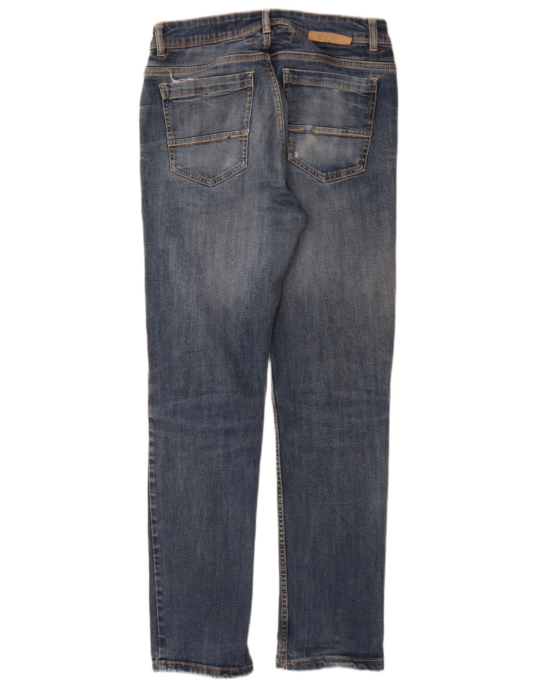 Dacks Dame Distressed Slim Jeans IT 46 Large W30 L29 Blå Bomuld