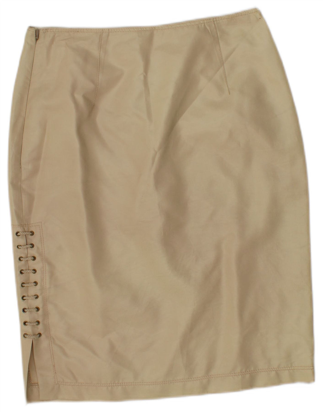 Vintage blyantnederdel til kvinder Small W28 Beige
