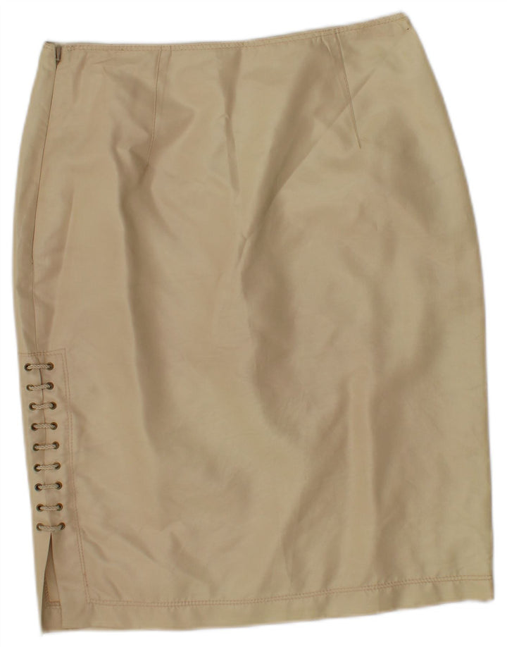 Vintage blyantnederdel til kvinder Small W28 Beige