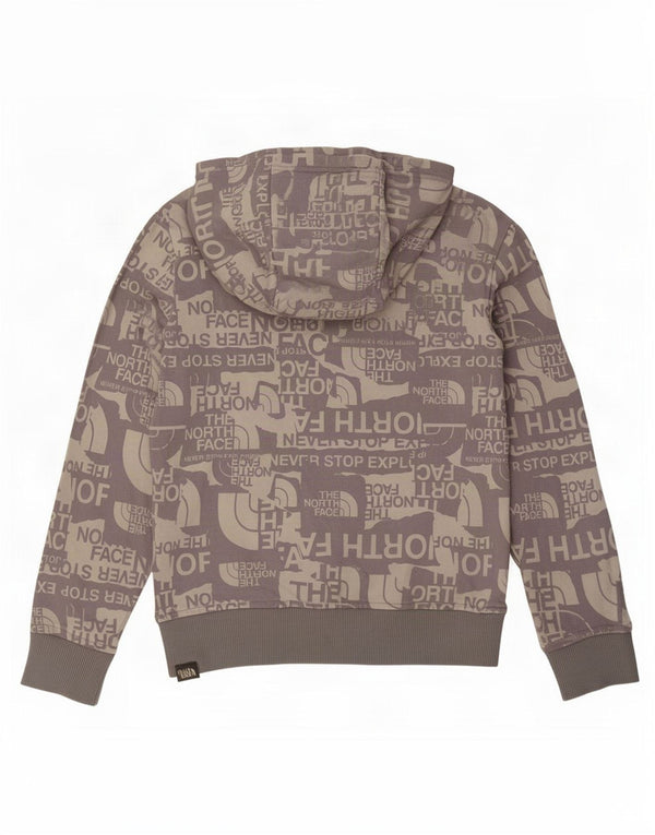 The North Face Boys Grafisk Hoodie Jumper 11-12 år Stor Grå Bomuld