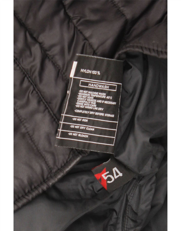 DAINESE Herre grafisk bikerjakke EU 54 Stor sort nylon