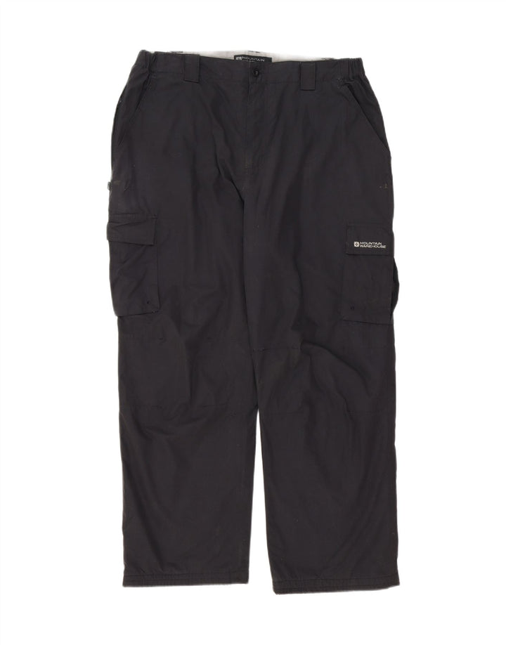 MOUNTAIN WAREHOUSE Womens Straight Cargo Trousers W36 L28 Black Polyester Vintage Mountain Warehouse and Second-Hand Mountain Warehouse from Messina Hembry 