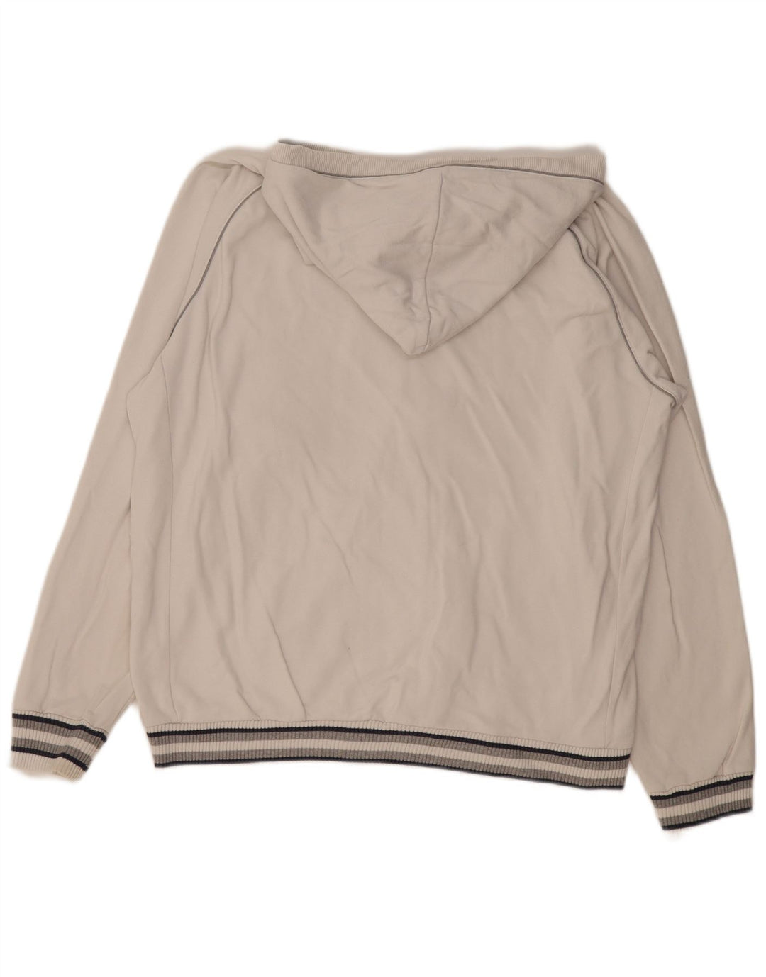 Champion Herre grafisk hættetrøje med lynlås 2XL hvid bomuld