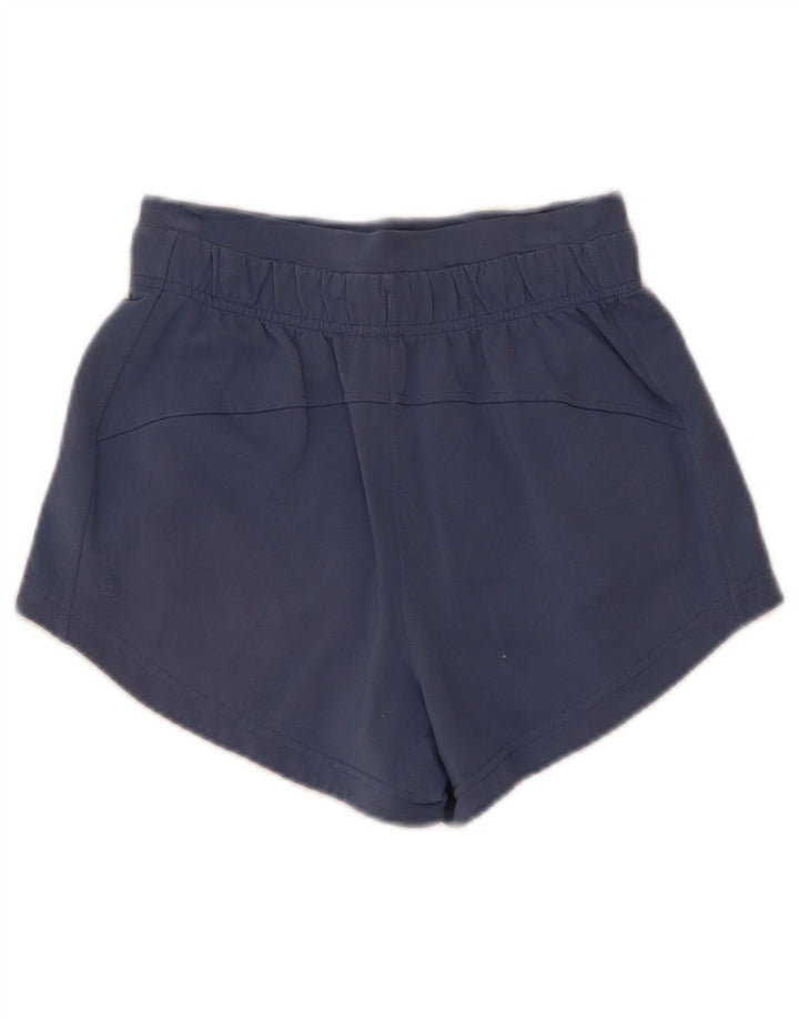 Lululemon Sportshorts til kvinder US 4 Små marineblå bomuld