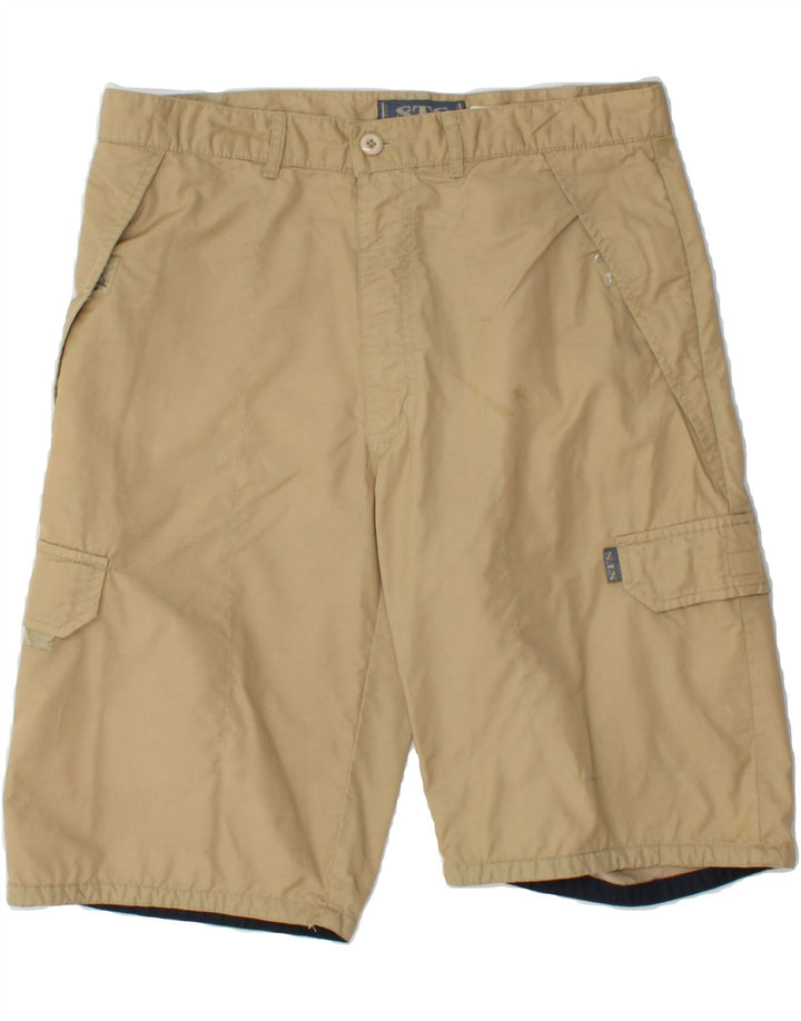 VINTAGE Mens Cargo Shorts IT 48 Medium W32  Beige Cotton Vintage Vintage and Second-Hand Vintage from Messina Hembry 